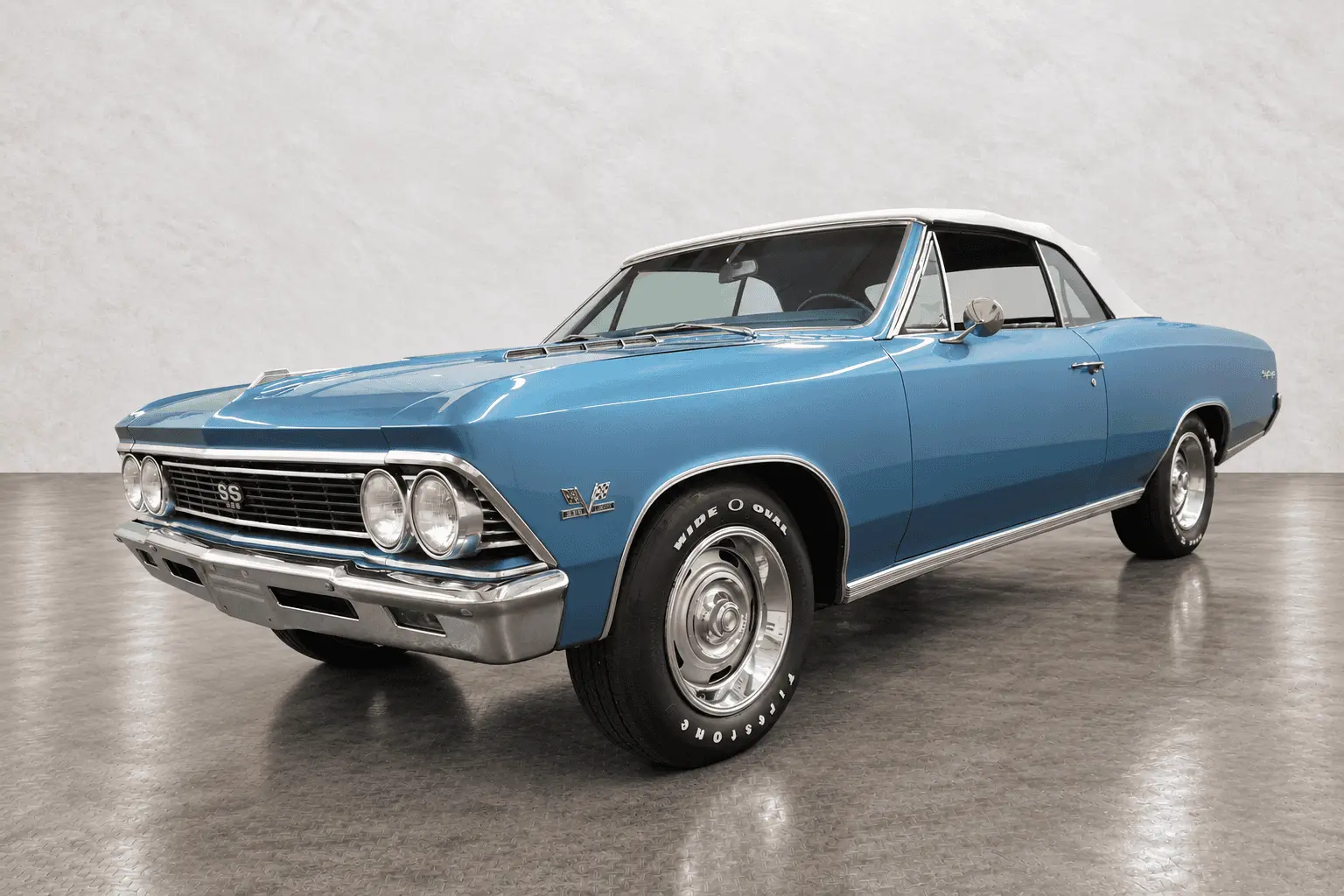 1966 Chevrolet Chevelle SS 396 Convertible — photograph 1