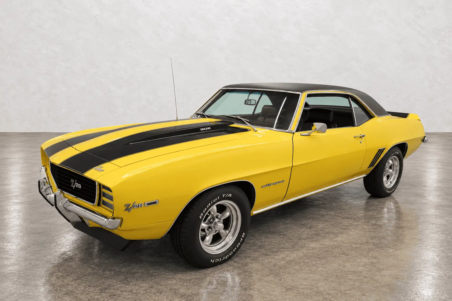 1969 Chevrolet Camaro Z/28 Daytona Yellow — photograph 1